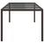 Vidaxl Vrtna miza Rjava 250 x 100 x 75 cm poli ratan