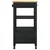 Kuhinjski kolica MONZA Crna 48 x 40 x 88,5 cm