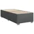 Vidaxl Box spring postelja z vzmetnico temno siva 90x200 cm blago