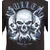 Hardcore majica moška - HUR SKULLS - SULLEN - SCM6910_BK