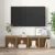Set TV komoda Zidne 4 pcs Umjetnički hrast 37 x 35 x 37,5 cm