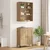 Highboard 2 pcs hrast artisan Konstruirano drvo