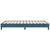 Vidaxl posteljni okvir brez vzmetnice temno modra 120x210 cm žamet