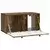 TV ormar za zid 59,5 x 31 x 30 cm Dimljeni hrast