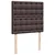 Vidaxl Box spring postelja z vzmetnico temno rjava 90x200 cm blago