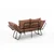 Atelier del Sofa Dvosed na razvlačenje Viper 2, Svetlobraon