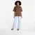 Majice A BATHING APE College Monogram Logo Relaxed Fit Tee UNISEX Brown S