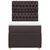 Vidaxl Box spring postelja z vzmetnico temno rjav 90x190 cm blago