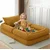 Atelier Del Sofa Exclusive 150 dečiji ležaj od sunđera 90 × 45 × 150 cm, senf žuta