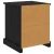 Noćni ormar s ladicama 2 pcs Crni hrast 39 x 39 x 47.5 cm