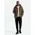Ombre Mens transitional jacket with hood - brown