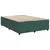 Vidaxl Box spring postelja z vzmetnico temno zelena 160x200 cm žamet