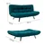Atelier del Sofa Trosed na razvlačenje Misa Petrolej