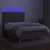 Vidaxl Box spring postelja z vzmetnico LED taupe 140x200 cm blago
