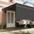 Skrovita tenda Antracit 500 × 300 cm Poliester i aluminij