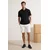 Trendyol Muška majica Tmnss26Po00016, Crna
