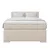 Boxspring Krevet Mira 140/200 cm , boja sedefa