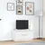 TV ormarić s LED svjetlima bijeli 100x41x50 cm