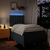 vidaXL vidaXL Box spring postelja z vzmetnico modra 120x190 cm blago, (21305273)
