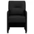 Blagovačke stolice s kotačima 2 pcs Crna 57 x 67 x 95 cm