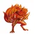 Figurica Naruto Shippuden Kurama II - različica B - 15 cm
