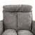 Homestyle4U Jedilni stol 58.5x84x60 cm siva