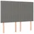 Vidaxl Box spring postelja z vzmetnico LED temno siva 140x200 cm blago