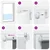 Rolo zavjesa Blackout Black 70x175 cm Širina tkanine 65,7 cm