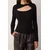 Trendyol Milla ženska bluza Twoaw26Bz00126, crna-black