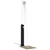 Solarni tuš s tuš glavom 20 l PVC, ABS, Legirani cink Crna