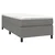 Vidaxl Box spring postelja z vzmetnico temno siva 80x200 cm blago