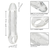 California Exotics Performance Maxx Clear Extension 6.5 Inch