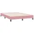 Vidaxl Box spring postelja z vzmetnico roza 140x220 cm žamet