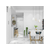 Alum online 3D stenski panel iz belih opek (70 x 77 cm)
