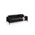 Atelier del Sofa Trosed na razvlačenje Sinor 92x75x225cm Antracit