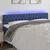 Vidaxl LED posteljno vzglavje modro 180x7x78/88 cm blago