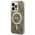 GUESS Maska za telefon iPhone 15 Pro 6.1, GUHMP15LH4STW, Magsafe, Braon