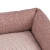 Trixie Krevet Viviana Kockasti Roze za Pse - 80×60cm