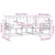 Set vanjskih sofa 4 kom. Prirodna i crna