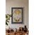 WallXpert uramljena slika 115230, The White Swan Hilme af Klint, beli labud u zlatnom ovalu, 30 x 40 cm, beli ram