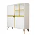 Hanah Home Komoda Pulse 100x115x30cm Belo-Žuta