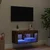 Set TV komoda Staro drvo 60 x 30 x 30 cm Konstruirano drvo