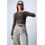 Trend Alacati Stili Ženska bluza Alc-X15043, Braon