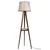 Opviq Podna lampa, 160 cm, E27, Tamnobraon