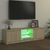 TV ormarić s LED svjetlima boja hrasta sonome 120x30x36 cm