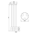 TRIO LIGHTING Visilica Robin 3xE27, 310630354, Crno-zlatna