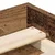 Vidaxl Posteljni okvir brez vzmetnice star les 90x200 cm