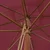 Vrtni suncobran s drvenim stupom bordo 300x300x273 cm