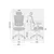 FURNIX CH Ergo Black Mesh Black Kancelarijska stolica