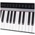 DNR SP 88 digitalno klavirsko glasovir midi, črn/bel